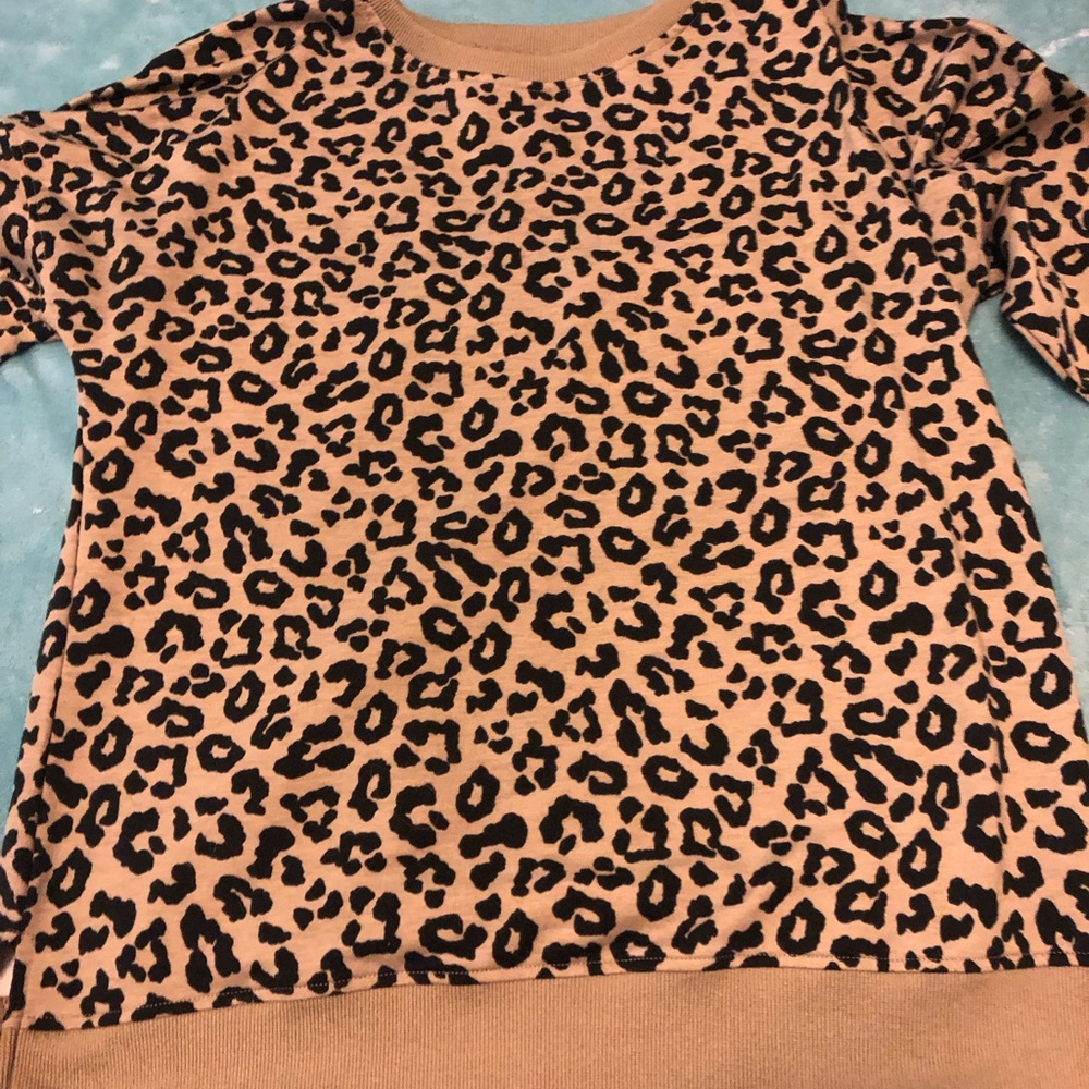 Leopard long sleeve top from a boutique